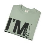 Unisex Garment-Dyed T-shirt with 'I'M NOT Perfect' Design - Casual Wear, Motivational Gift, Everyday Tee, Humor Shirt, Unique Fashion - Image 24