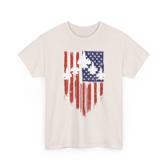 Patriotic Unisex Cotton Tee, Vintage American Flag Shirt, Casual Summer Style, Fourth of July Gift, Everyday Wear - Image 18