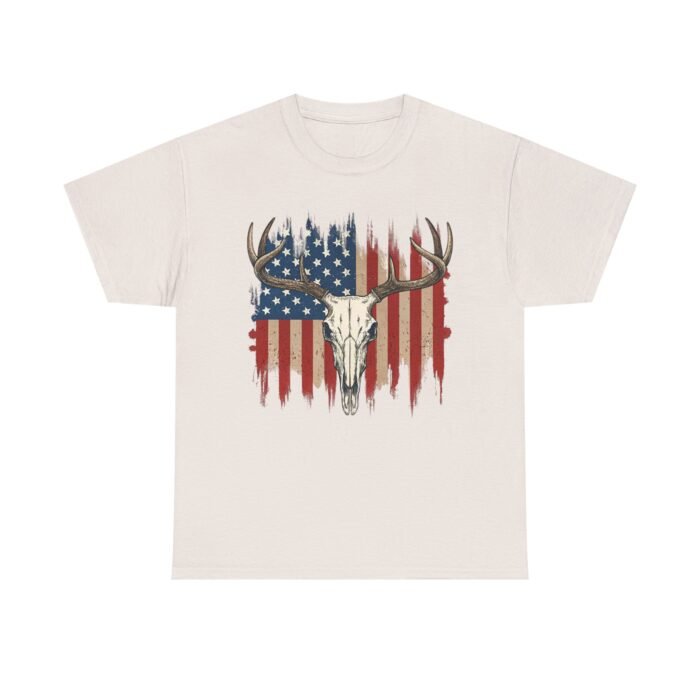 Rustic American Pride Tee, Unisex Heavy Cotton Tee, Perfect for BBQs, Patriotic Events, Outdoor Adventures, Gifts for Hunters - Image 16
