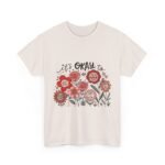 Floral Quote Tee: It's Okay To Not Be Okay, Motivational Gift, Self-Care Apparel, Floral Design Tee, Unisex T-Shirt, Casual Wear - Image 8