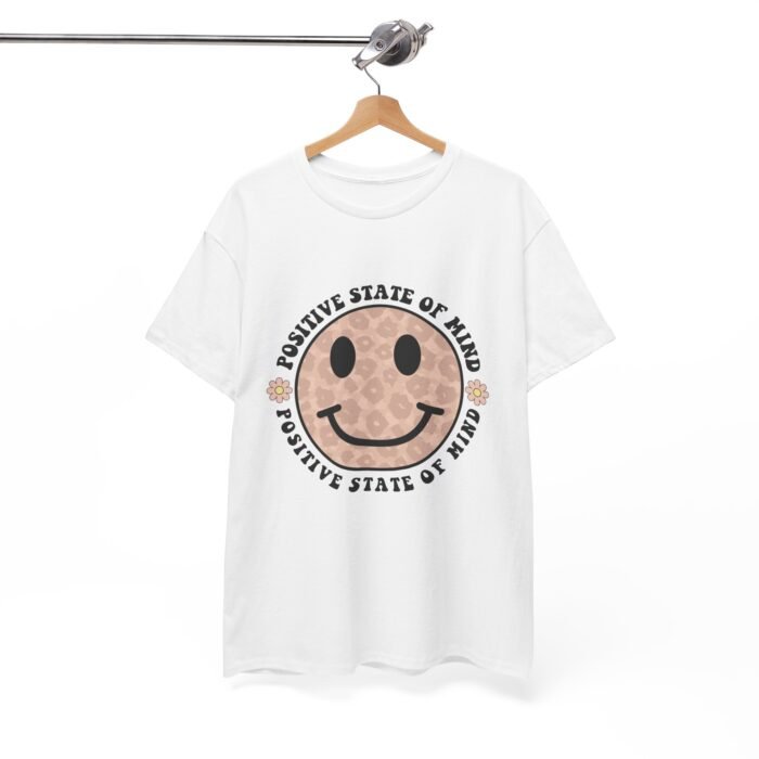 Positive Vibes Unisex Tee - Smiley Face, Mental Health Awareness, Gift for Friends, Casual Comfort, Everyday Wear - Image 5