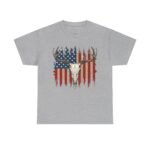 Rustic American Pride Tee, Unisex Heavy Cotton Tee, Perfect for BBQs, Patriotic Events, Outdoor Adventures, Gifts for Hunters - Image 20