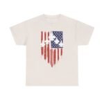 Patriotic Unisex Cotton Tee, Vintage American Flag Shirt, Casual Summer Style, Fourth of July Gift, Everyday Wear - Image 16