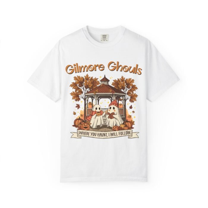 Gilmore Ghouls Unisex T-Shirt, Fall T-Shirt, Halloween Apparel, Spooky Season Shirt, Cozy Casualwear, Gift for Fans - Image 1
