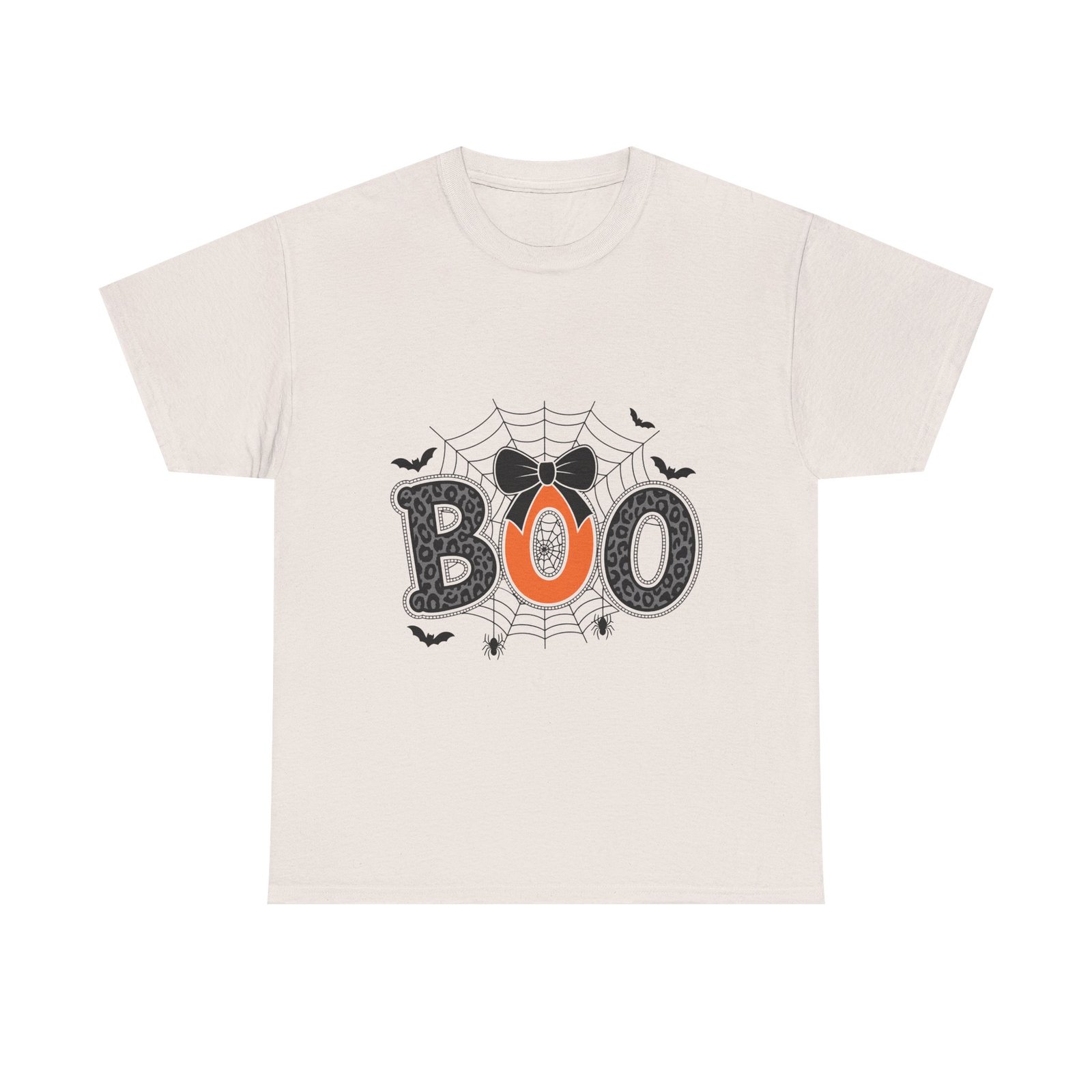 10399974671754199566_2048.jpeg Halloween Boo Unisex Heavy Cotton Tee, Spooky T-Shirt, Fun Halloween Costume, Trick or Treat Shirt, Ghost Print Tee - Image 9