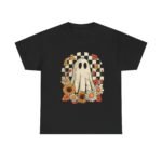 Ghostly Floral Tee | Perfect for Halloween, Casual Wear, Gifts, Fall Fashion, and Everyday Comfort - Image 4