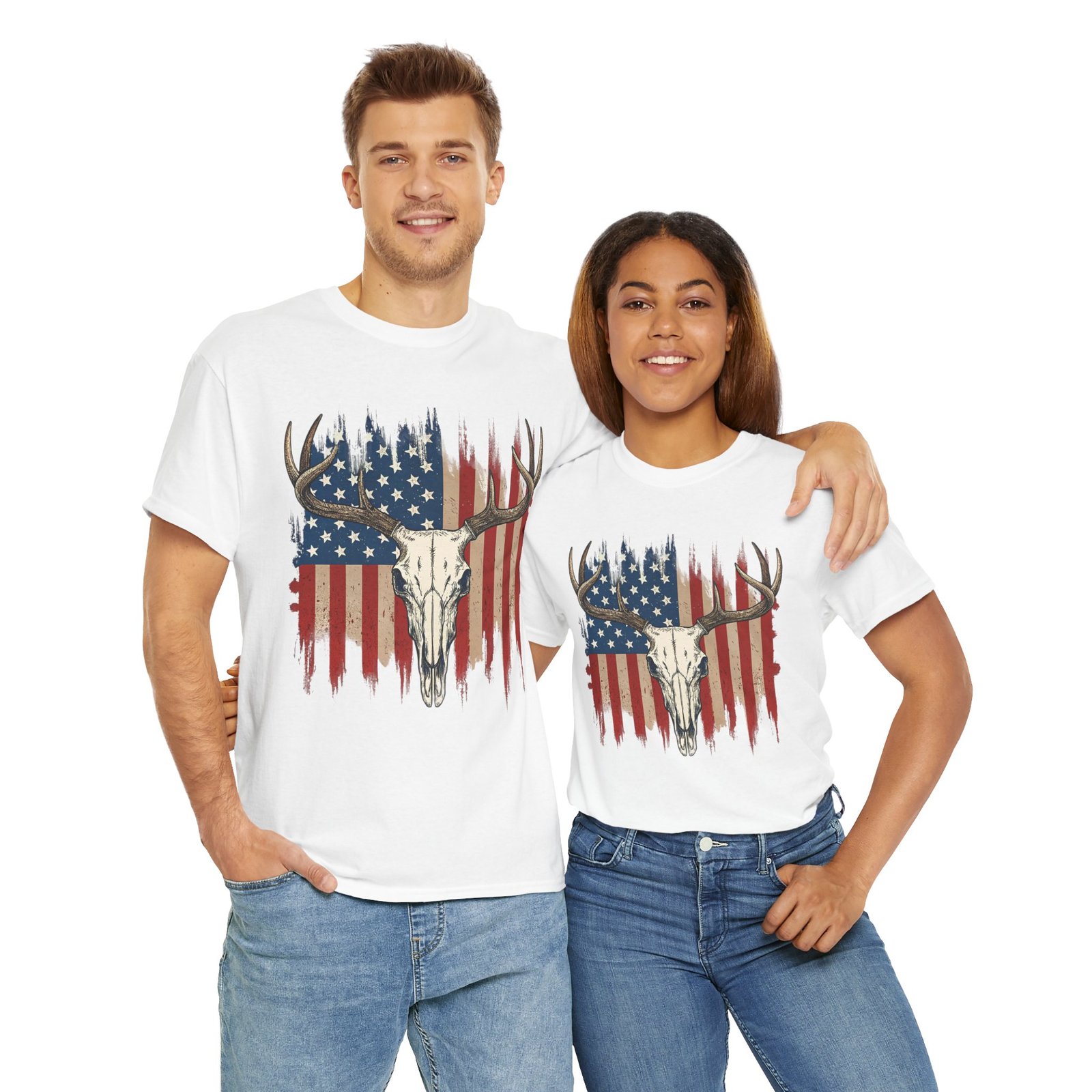 11795227428129152013_2048.jpeg Rustic American Pride Tee, Unisex Heavy Cotton Tee, Perfect for BBQs, Patriotic Events, Outdoor Adventures, Gifts for Hunters - Image 8