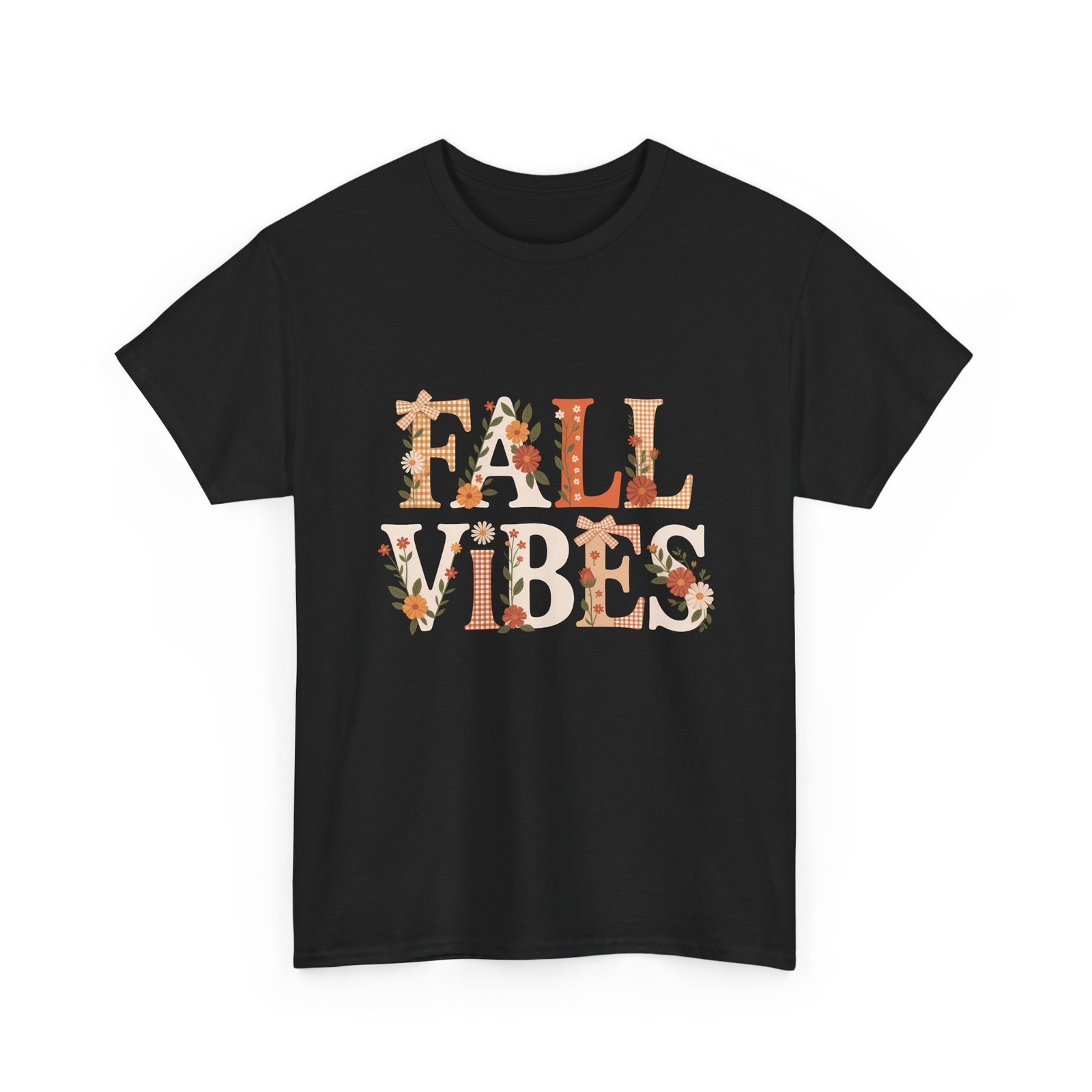 11931653892400798906_2048.jpeg Fall Vibes Unisex Heavy Cotton Tee, Autumn T-Shirt, Cozy Gift, Seasonal Wear, Trendy Apparel, Casual Style - Image 3
