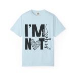Unisex Garment-Dyed T-shirt with 'I'M NOT Perfect' Design - Casual Wear, Motivational Gift, Everyday Tee, Humor Shirt, Unique Fashion - Image 37