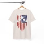 Patriotic Unisex Cotton Tee, Vintage American Flag Shirt, Casual Summer Style, Fourth of July Gift, Everyday Wear - Image 20