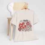 Floral Quote Tee: It's Okay To Not Be Okay, Motivational Gift, Self-Care Apparel, Floral Design Tee, Unisex T-Shirt, Casual Wear - Image 10