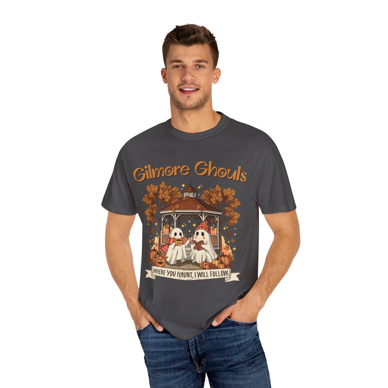 13417210385933369074_2048.jpeg Gilmore Ghouls Unisex T-Shirt, Fall T-Shirt, Halloween Apparel, Spooky Season Shirt, Cozy Casualwear, Gift for Fans - Image 36