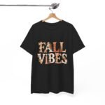 Fall Vibes Unisex Heavy Cotton Tee, Autumn T-Shirt, Cozy Gift, Seasonal Wear, Trendy Apparel, Casual Style - Image 6