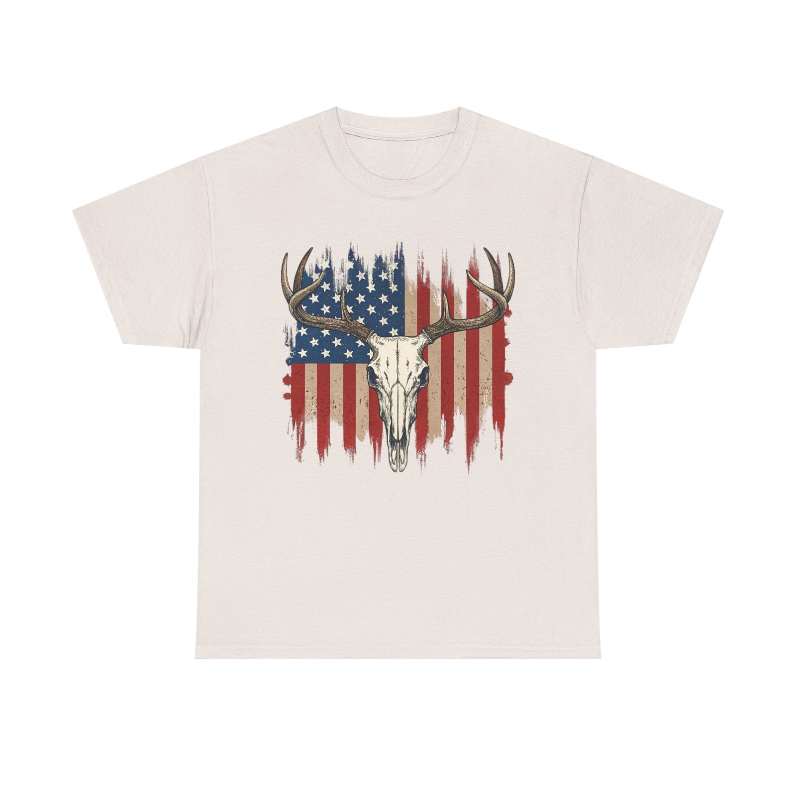 13985999849242345807_2048.jpeg Rustic American Pride Tee, Unisex Heavy Cotton Tee, Perfect for BBQs, Patriotic Events, Outdoor Adventures, Gifts for Hunters - Image 16