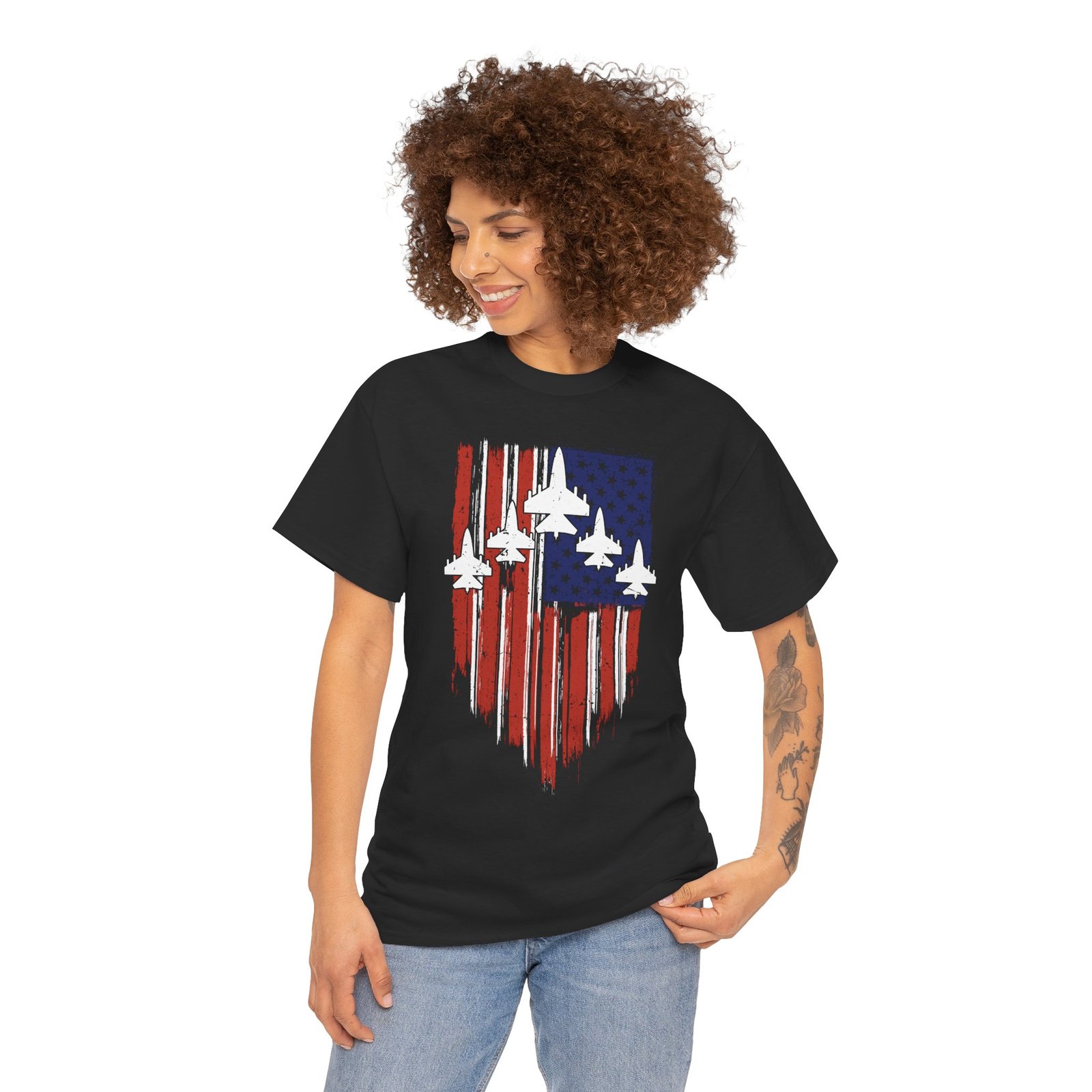 13996290703331891795_2048.jpeg Patriotic Unisex Cotton Tee, Vintage American Flag Shirt, Casual Summer Style, Fourth of July Gift, Everyday Wear - Image 15