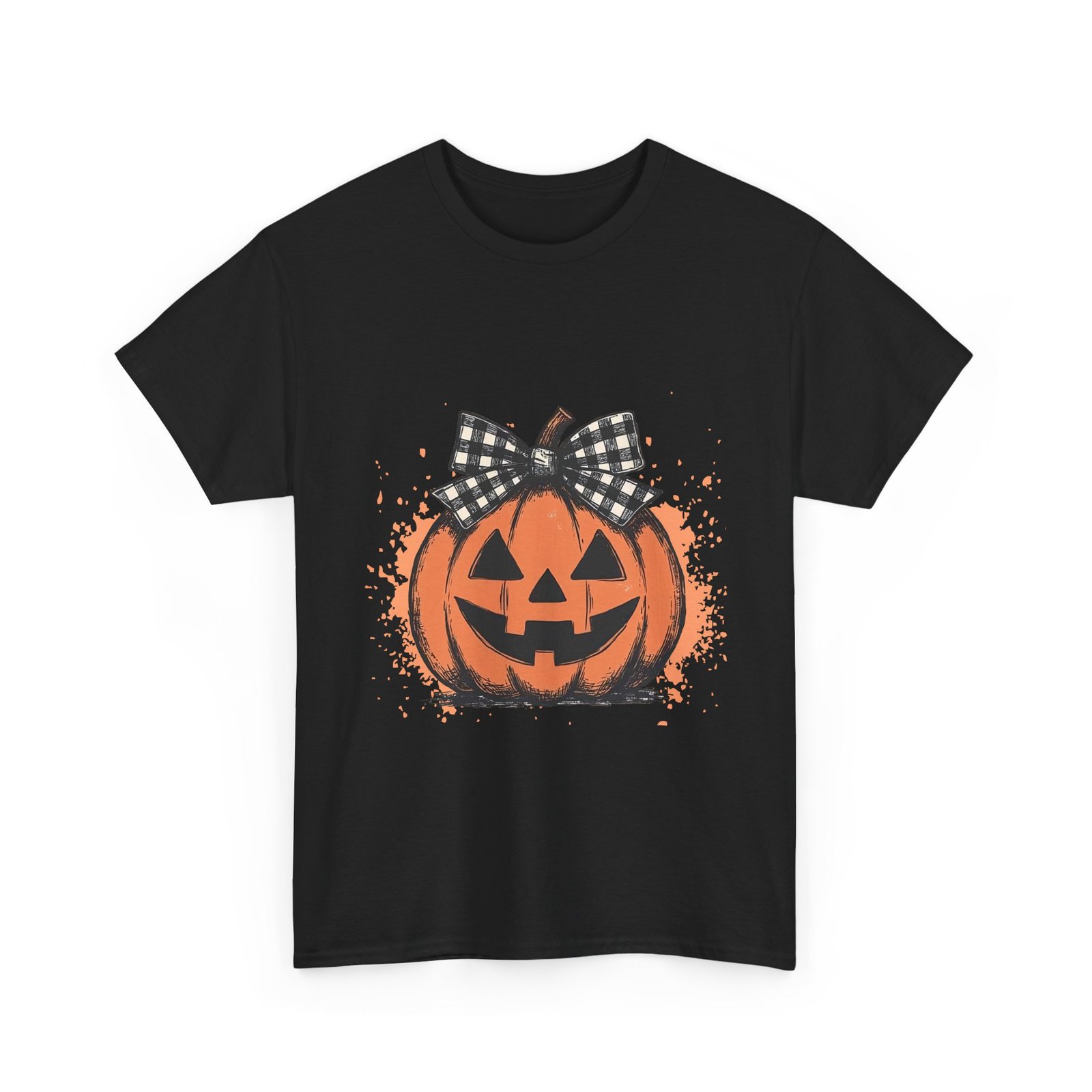 14355730347312960866_2048.jpeg Halloween Pumpkin Graphic Tee, Unisex Cotton T-Shirt for Fall, Halloween Party Outfit, Funny Pumpkin Shirt, Autumn Apparel - Image 7