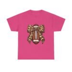 Leopard Bow Football Tee | Unisex Heavy Cotton T-Shirt, Sports Shirt, Game Day Outfit, Fall Fashion, Birthday Gift - Image 26