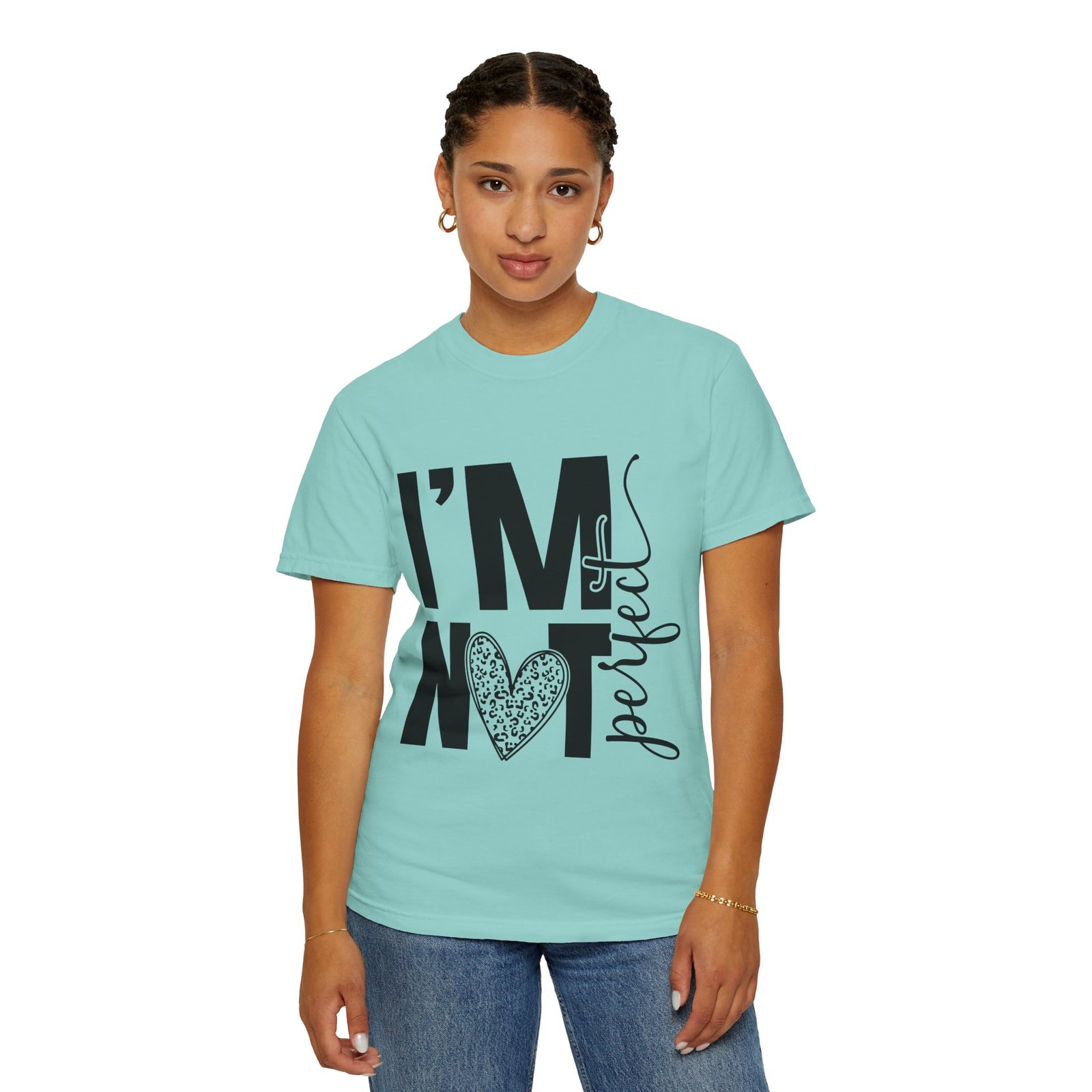14726112819593884887_2048.jpeg Unisex Garment-Dyed T-shirt with 'I'M NOT Perfect' Design - Casual Wear, Motivational Gift, Everyday Tee, Humor Shirt, Unique Fashion - Image 36