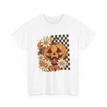 Fall Pumpkin T-Shirt, Halloween Gift, Autumn Apparel, Floral Tee, Unisex Casual Wear, Cozy Seasonal Style - Image 7