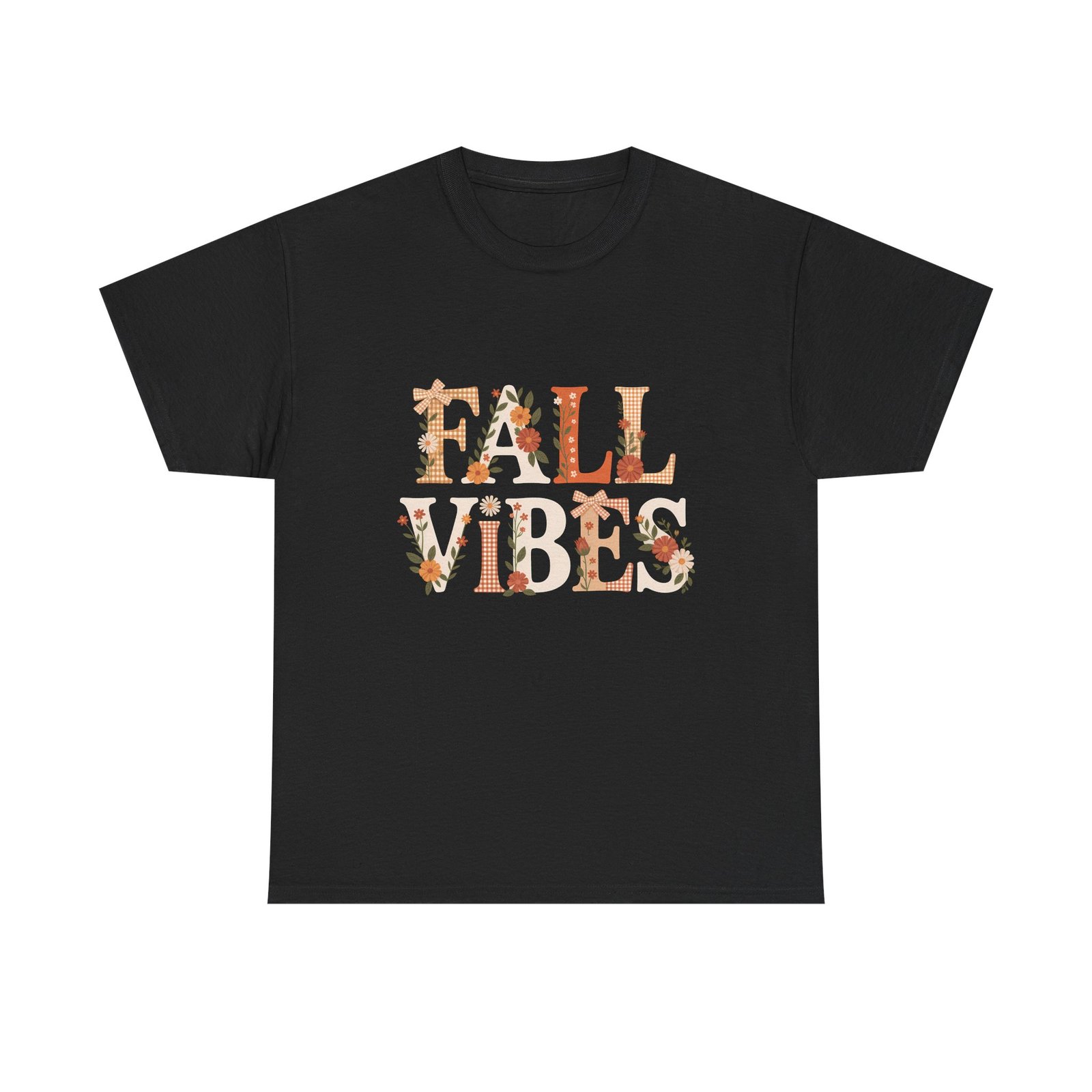 15391811126354062701_2048.jpeg Fall Vibes Unisex Heavy Cotton Tee, Autumn T-Shirt, Cozy Gift, Seasonal Wear, Trendy Apparel, Casual Style - Image 1