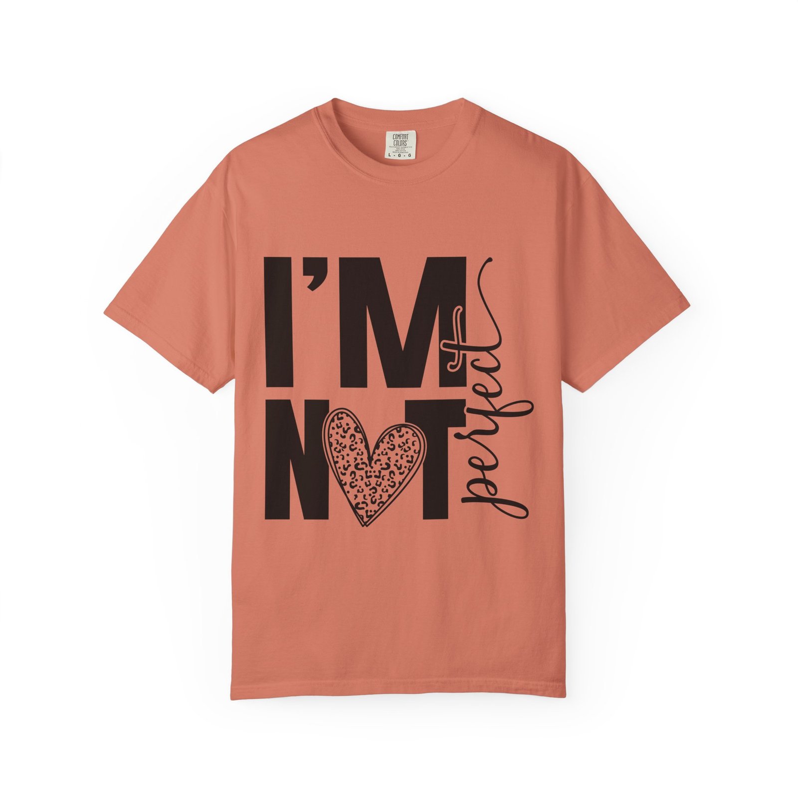 15528788768762209818_2048.jpeg Unisex Garment-Dyed T-shirt with 'I'M NOT Perfect' Design - Casual Wear, Motivational Gift, Everyday Tee, Humor Shirt, Unique Fashion - Image 7