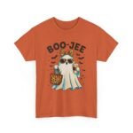 Boo-Jee Ghost Tee - Spooky Chic Unisex Heavy Cotton T-Shirt for Halloween, Ghost Lover Gift, Fall Fashion, Cozy Autumn Vibes, Casual Wear - Image 7