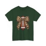 Leopard Bow Football Tee | Unisex Heavy Cotton T-Shirt, Sports Shirt, Game Day Outfit, Fall Fashion, Birthday Gift - Image 24