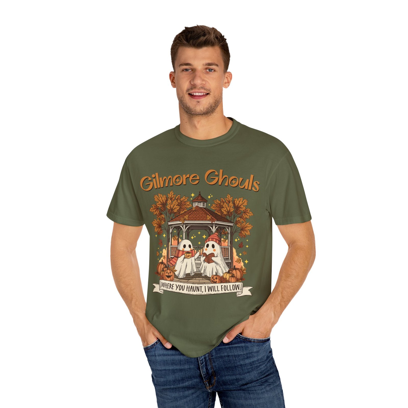 16710329005649672035_2048.jpeg Gilmore Ghouls Unisex T-Shirt, Fall T-Shirt, Halloween Apparel, Spooky Season Shirt, Cozy Casualwear, Gift for Fans - Image 28
