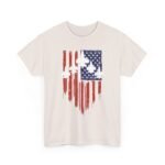 Patriotic Unisex Cotton Tee, Vintage American Flag Shirt, Casual Summer Style, Fourth of July Gift, Everyday Wear - Image 18