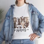 Game Day Vibes Unisex Tee | Sports Shirt, Football Tee, Tailgate Shirt, Casual Wear, Game Day Apparel - Image 8