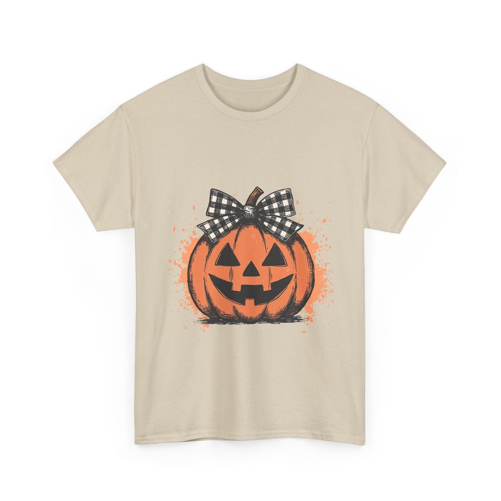 17225201494542337199_2048.jpeg Halloween Pumpkin Graphic Tee, Unisex Cotton T-Shirt for Fall, Halloween Party Outfit, Funny Pumpkin Shirt, Autumn Apparel - Image 11
