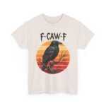 Retro Crow Graphic Tee - F-CAW-F Shirt, Unisex Cotton Tee, Halloween Apparel, Unique Gift, Casual Wear - Image 11