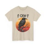 Retro Crow Graphic Tee - F-CAW-F Shirt, Unisex Cotton Tee, Halloween Apparel, Unique Gift, Casual Wear - Image 7