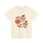 Happy Fruits Unisex Cotton Tee, Cute Graphic Tee, Gift for Friends, Summer Apparel, Positive Vibes Shirt, Fun Casual Wear - Image 7