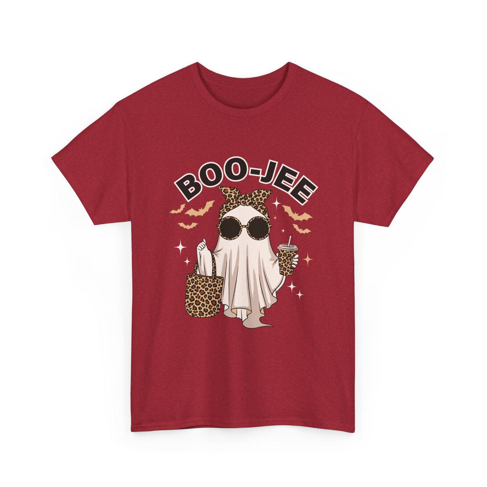 2520997934370201903_2048.jpeg Boo-Jee Ghost Tee, Fun Halloween Shirt, Unisex Cotton Tee, Ghost Lover Gift, Holiday Party Apparel, Casual Fall Outfit - Image 11