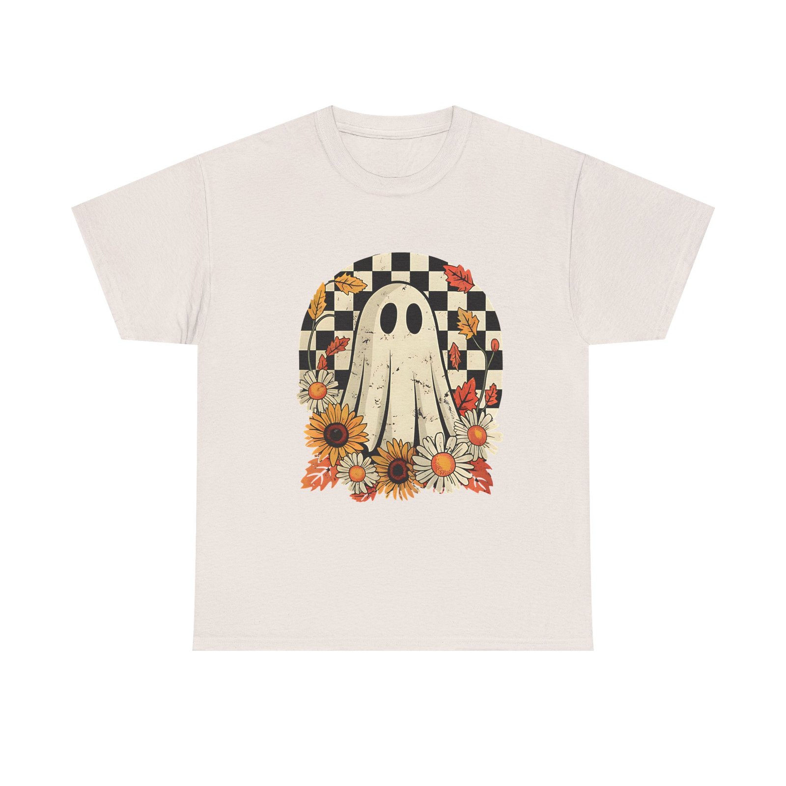 2538692710748177272_2048.jpeg Ghostly Floral Tee | Perfect for Halloween, Casual Wear, Gifts, Fall Fashion, and Everyday Comfort - Image 7