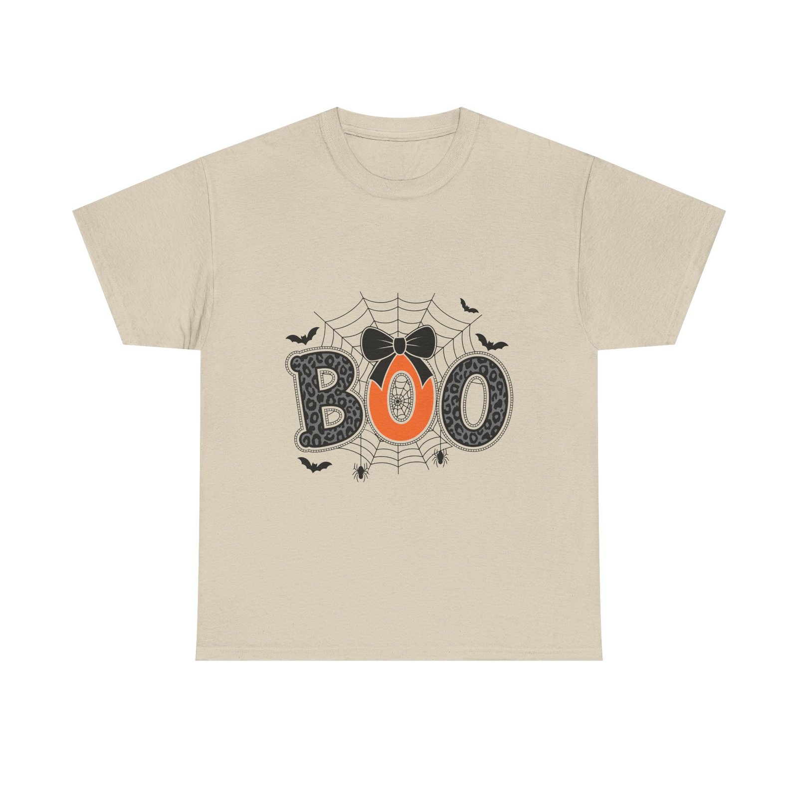 3024765965319062872_2048.jpeg Halloween Boo Unisex Heavy Cotton Tee, Spooky T-Shirt, Fun Halloween Costume, Trick or Treat Shirt, Ghost Print Tee - Image 5