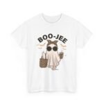 Boo-Jee Ghost Tee, Fun Halloween Shirt, Unisex Cotton Tee, Ghost Lover Gift, Holiday Party Apparel, Casual Fall Outfit
