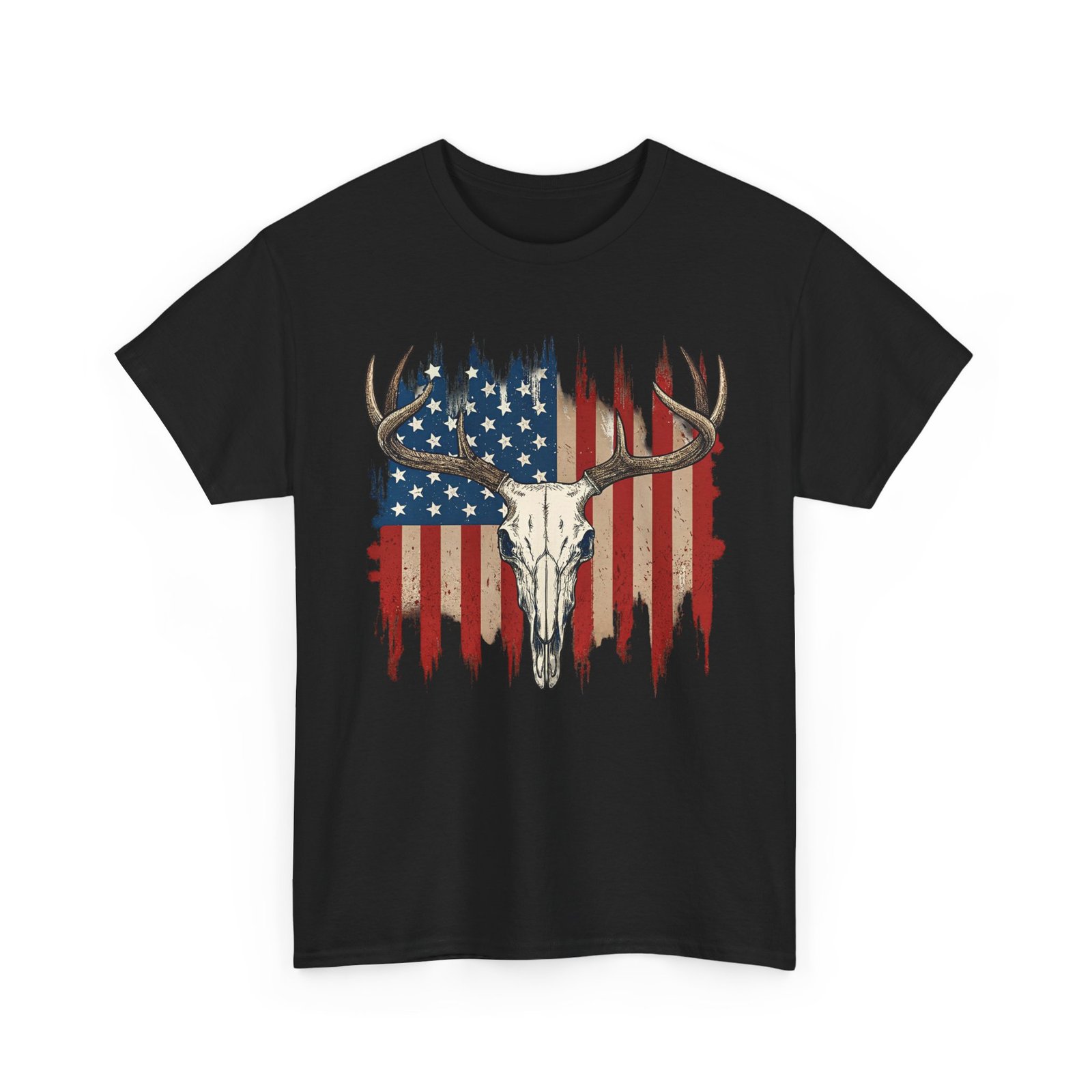 4583733655797412465_2048.jpeg Rustic American Pride Tee, Unisex Heavy Cotton Tee, Perfect for BBQs, Patriotic Events, Outdoor Adventures, Gifts for Hunters - Image 13