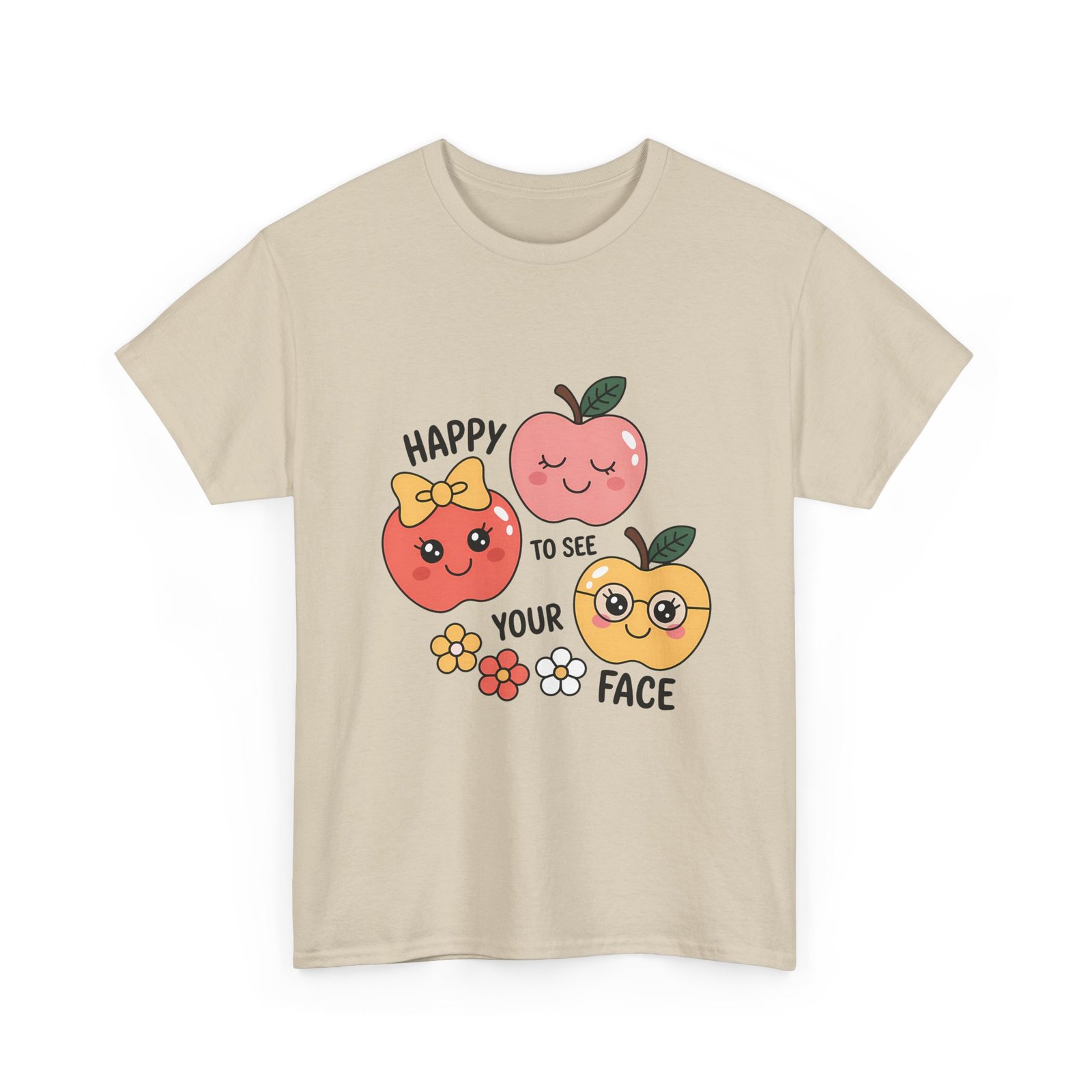 4880538161189705404_2048.jpeg Happy Fruits Unisex Cotton Tee, Cute Graphic Tee, Gift for Friends, Summer Apparel, Positive Vibes Shirt, Fun Casual Wear - Image 12