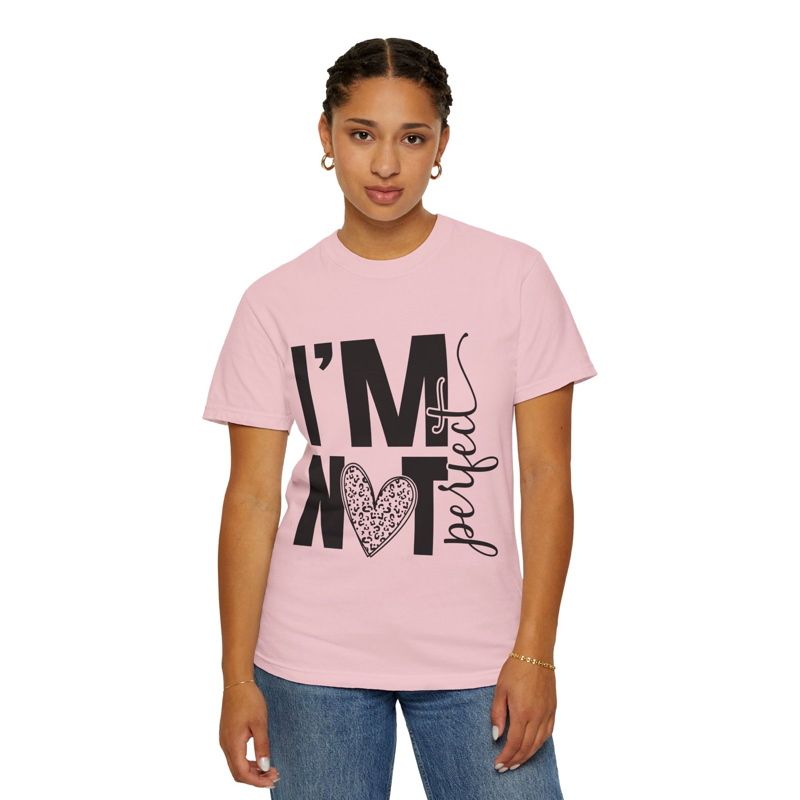 5840809038923421974_2048.jpeg Unisex Garment-Dyed T-shirt with 'I'M NOT Perfect' Design - Casual Wear, Motivational Gift, Everyday Tee, Humor Shirt, Unique Fashion - Image 51