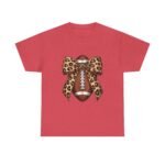 Leopard Bow Football Tee | Unisex Heavy Cotton T-Shirt, Sports Shirt, Game Day Outfit, Fall Fashion, Birthday Gift - Image 30