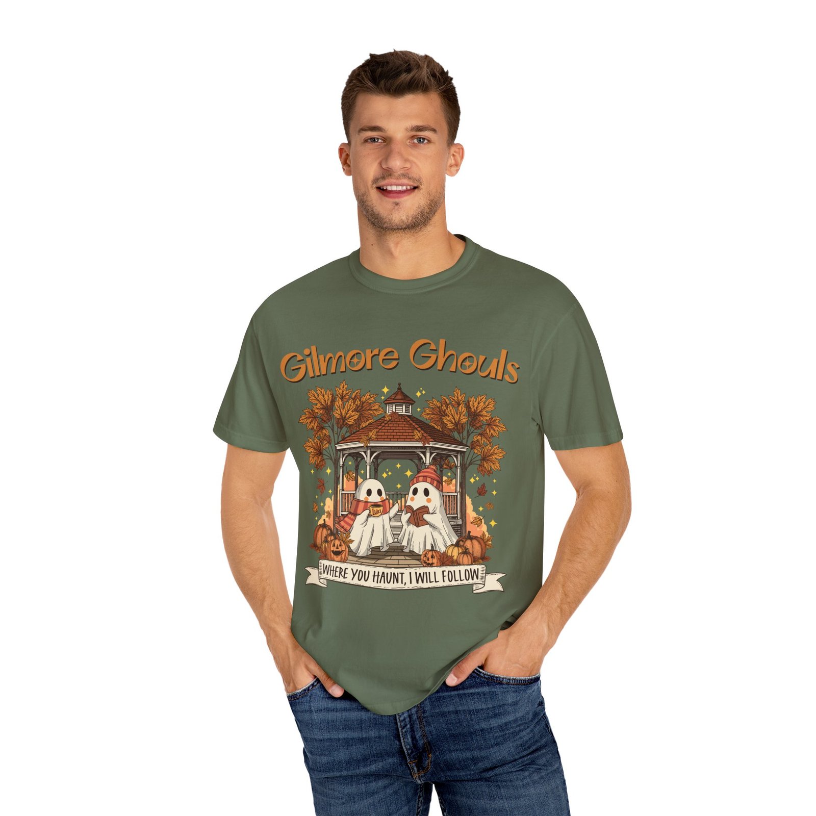 6198628129079500200_2048.jpeg Gilmore Ghouls Unisex T-Shirt, Fall T-Shirt, Halloween Apparel, Spooky Season Shirt, Cozy Casualwear, Gift for Fans - Image 24