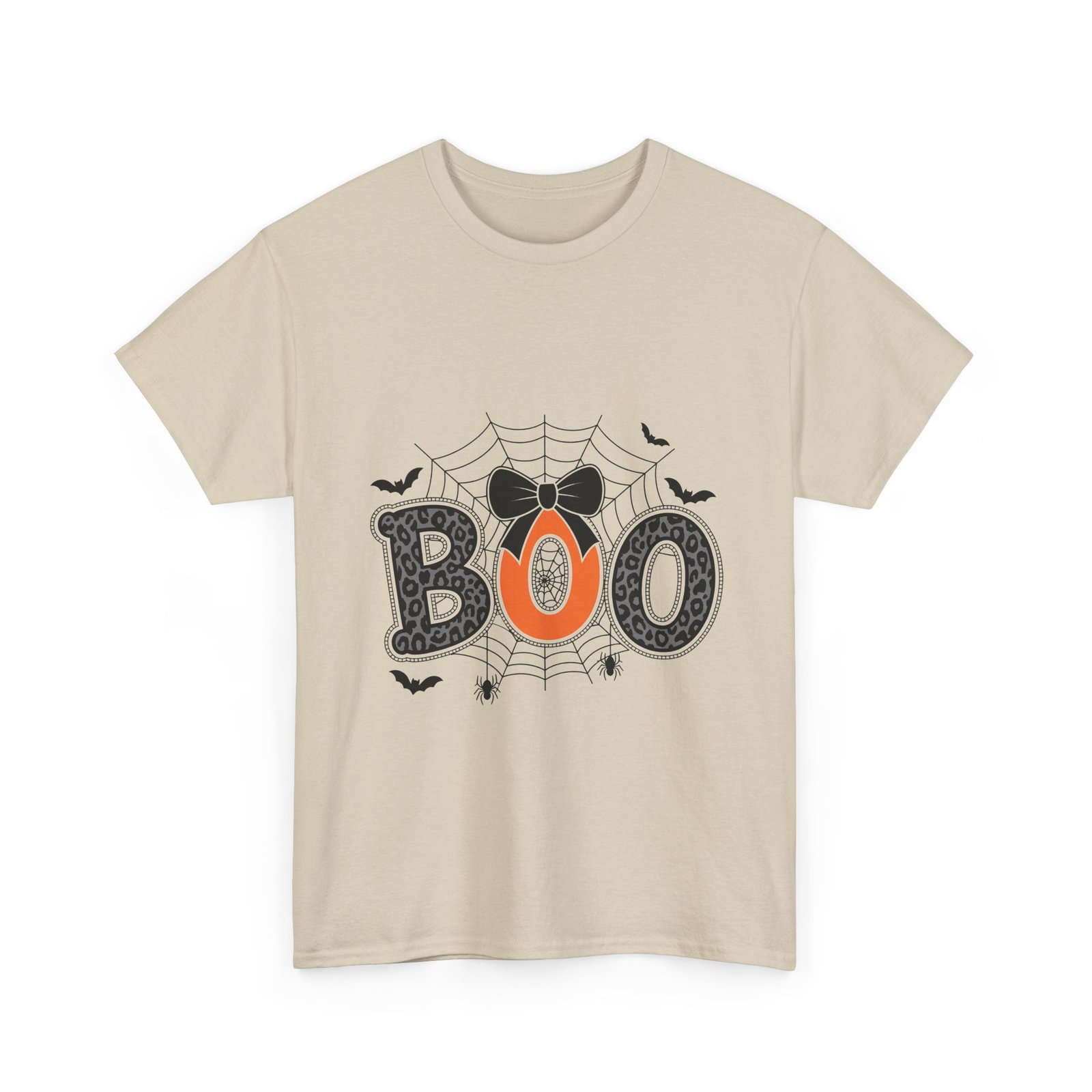 6224857724879431076_2048.jpeg Halloween Boo Unisex Heavy Cotton Tee, Spooky T-Shirt, Fun Halloween Costume, Trick or Treat Shirt, Ghost Print Tee - Image 7