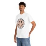Positive Vibes Unisex Tee - Smiley Face, Mental Health Awareness, Gift for Friends, Casual Comfort, Everyday Wear - Image 8