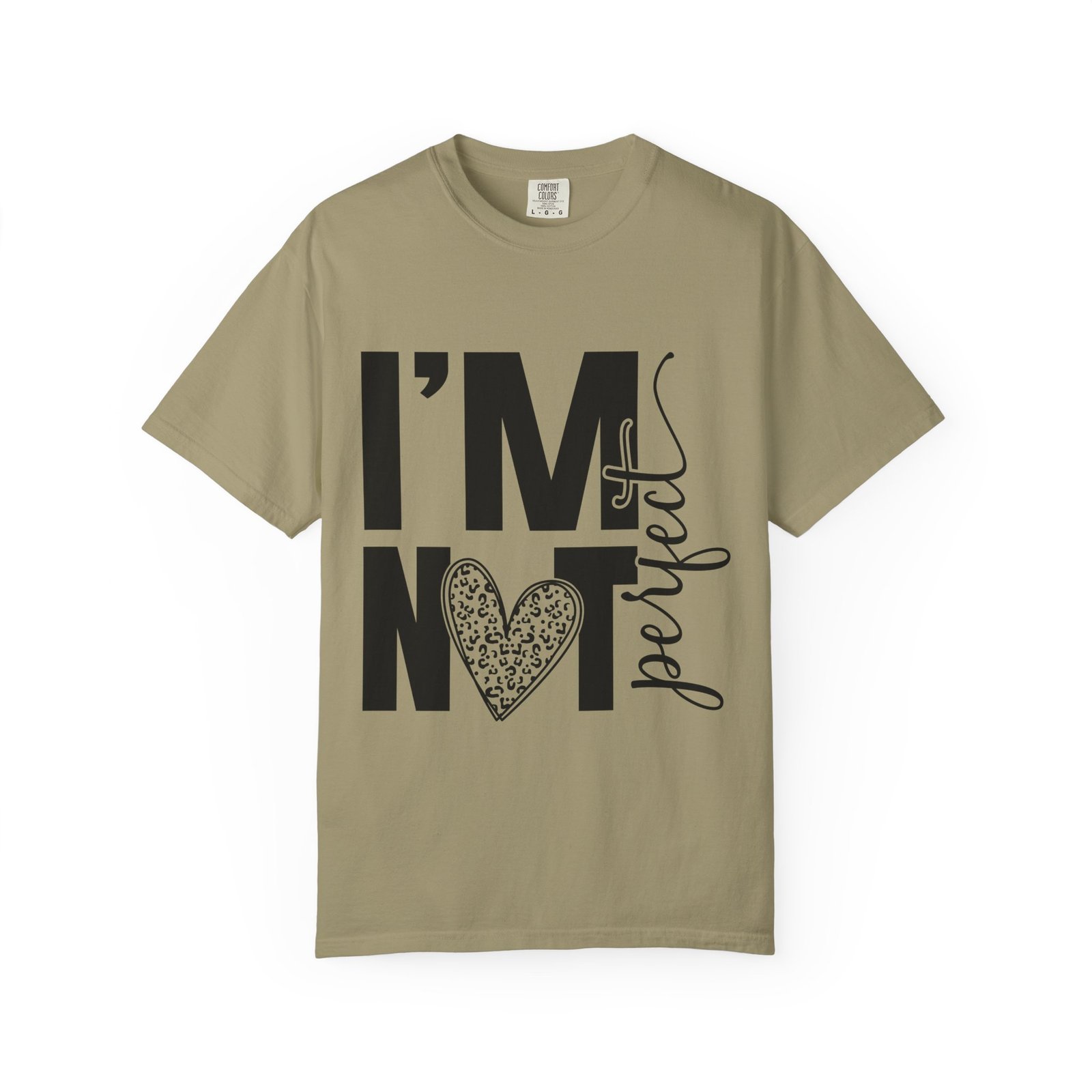 6998127355122550895_2048.jpeg Unisex Garment-Dyed T-shirt with 'I'M NOT Perfect' Design - Casual Wear, Motivational Gift, Everyday Tee, Humor Shirt, Unique Fashion - Image 17