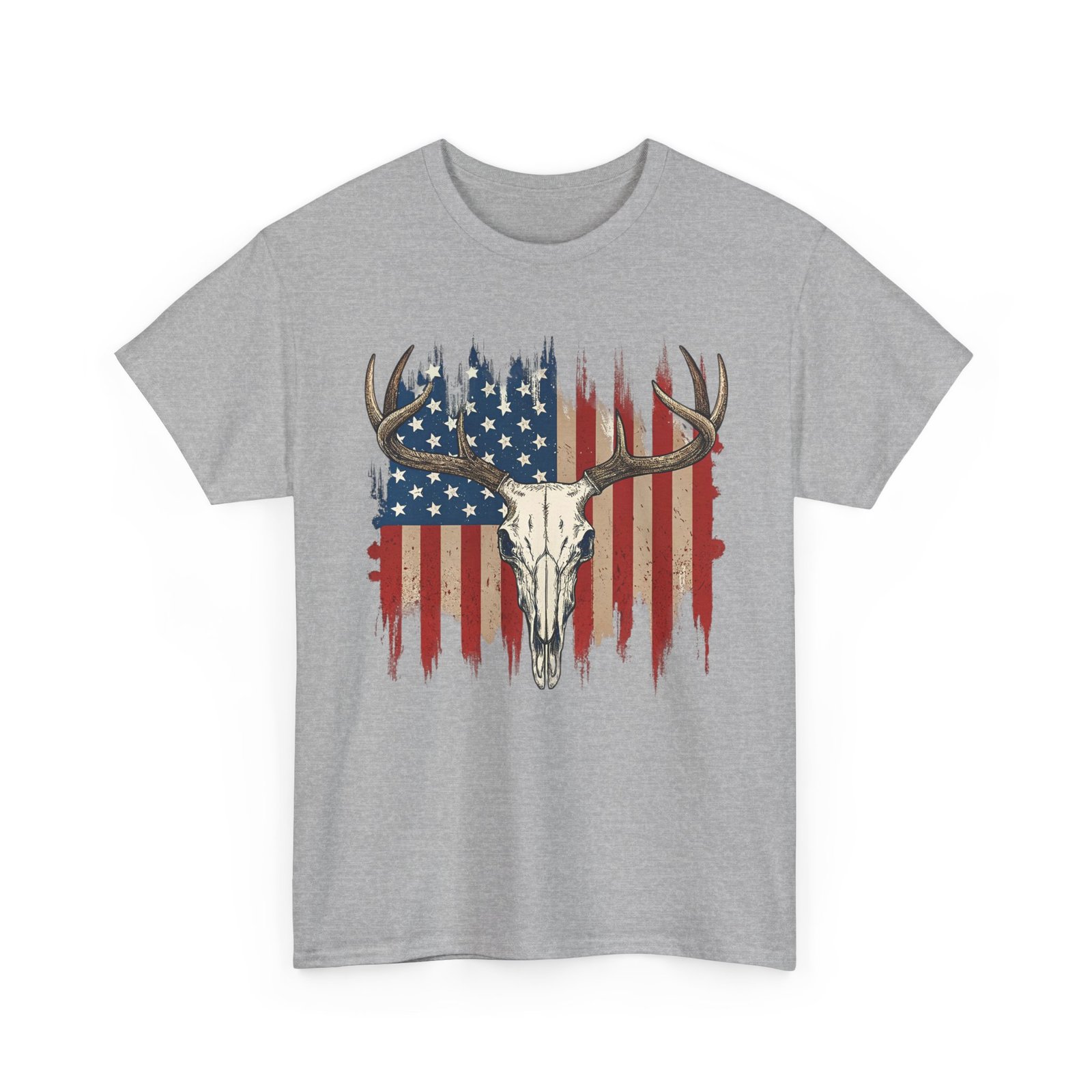 7734334394444813048_2048.jpeg Rustic American Pride Tee, Unisex Heavy Cotton Tee, Perfect for BBQs, Patriotic Events, Outdoor Adventures, Gifts for Hunters - Image 22