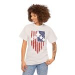 Patriotic Unisex Cotton Tee, Vintage American Flag Shirt, Casual Summer Style, Fourth of July Gift, Everyday Wear - Image 21