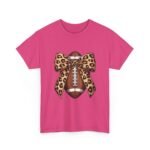 Leopard Bow Football Tee | Unisex Heavy Cotton T-Shirt, Sports Shirt, Game Day Outfit, Fall Fashion, Birthday Gift - Image 28