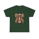 Leopard Bow Football Tee | Unisex Heavy Cotton T-Shirt, Sports Shirt, Game Day Outfit, Fall Fashion, Birthday Gift - Image 22